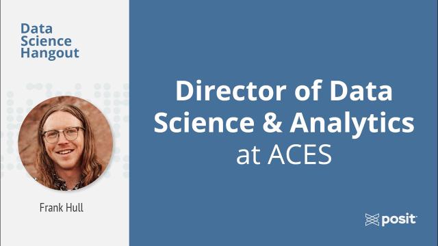 Data Science in the Energy Industry | Frank Hull | Data Science Hangout